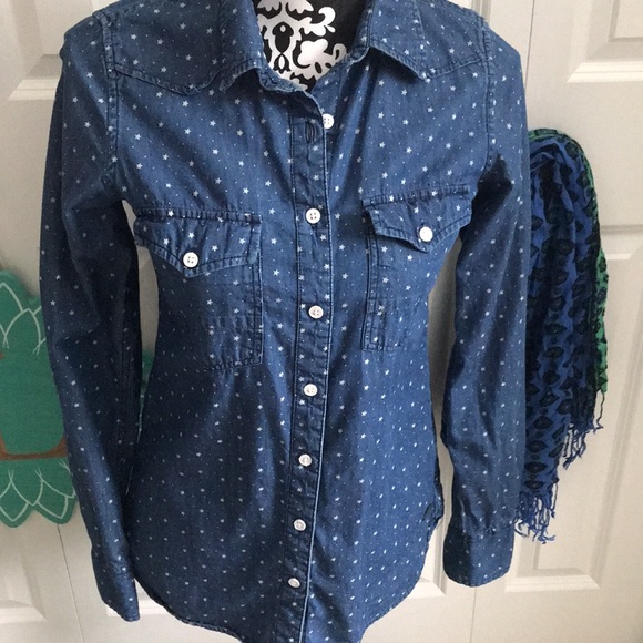 Triple Five Soul starred denim shirt - Picture 2 of 11